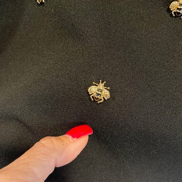 Maje pair of the Irina bee-embellished crepe skort 40/8 - Picture 4 of 6